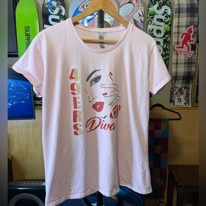 49ers diva shirt ladies size XL, lips nails pink, San Francisco